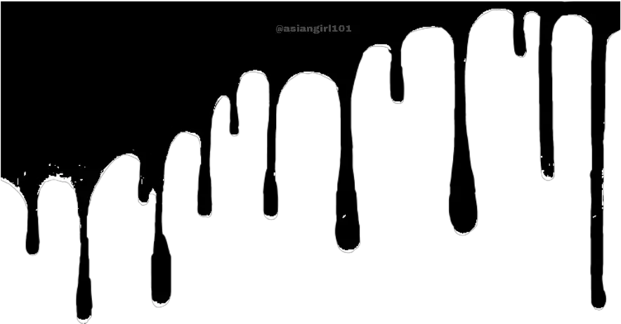 Transparent Dripping Slime Clipart Dripping Effect Png Black