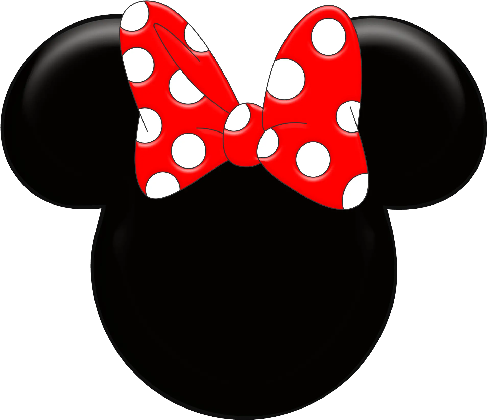 Transparent Minnie Mouse Head Png Cabeça Minnie Vermelha Png