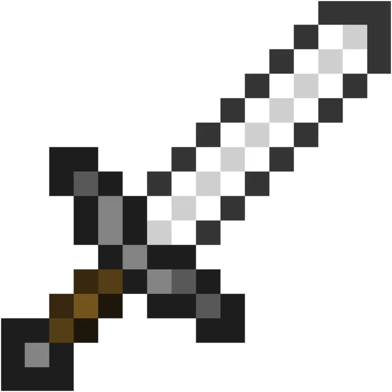 Minecraft Iron Sword Png Minecraft Iron Sword Transparent