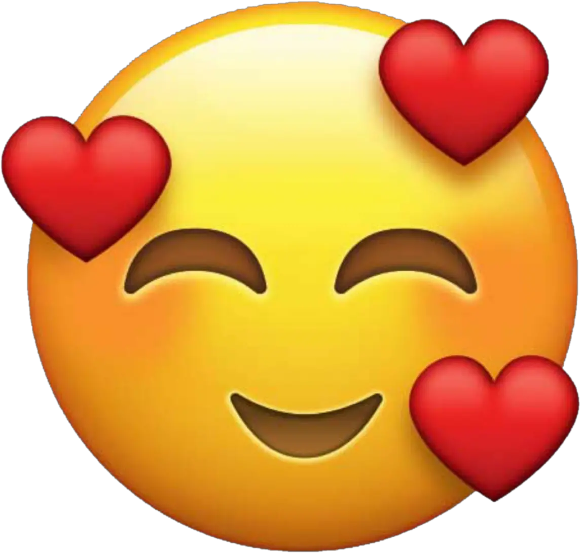 Transparent Shocked Emoji Png Iphone In Love Emoji