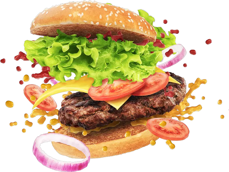 Transparent Background Burger Png