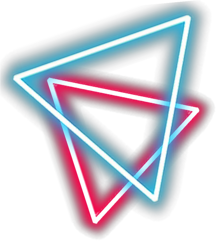 triangle neon Neon Double Triangle