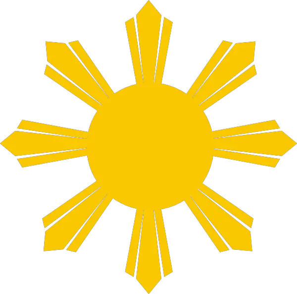 Philippine Flag Sun Png