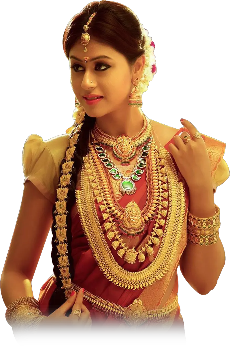 Gold Jewellery Model Png