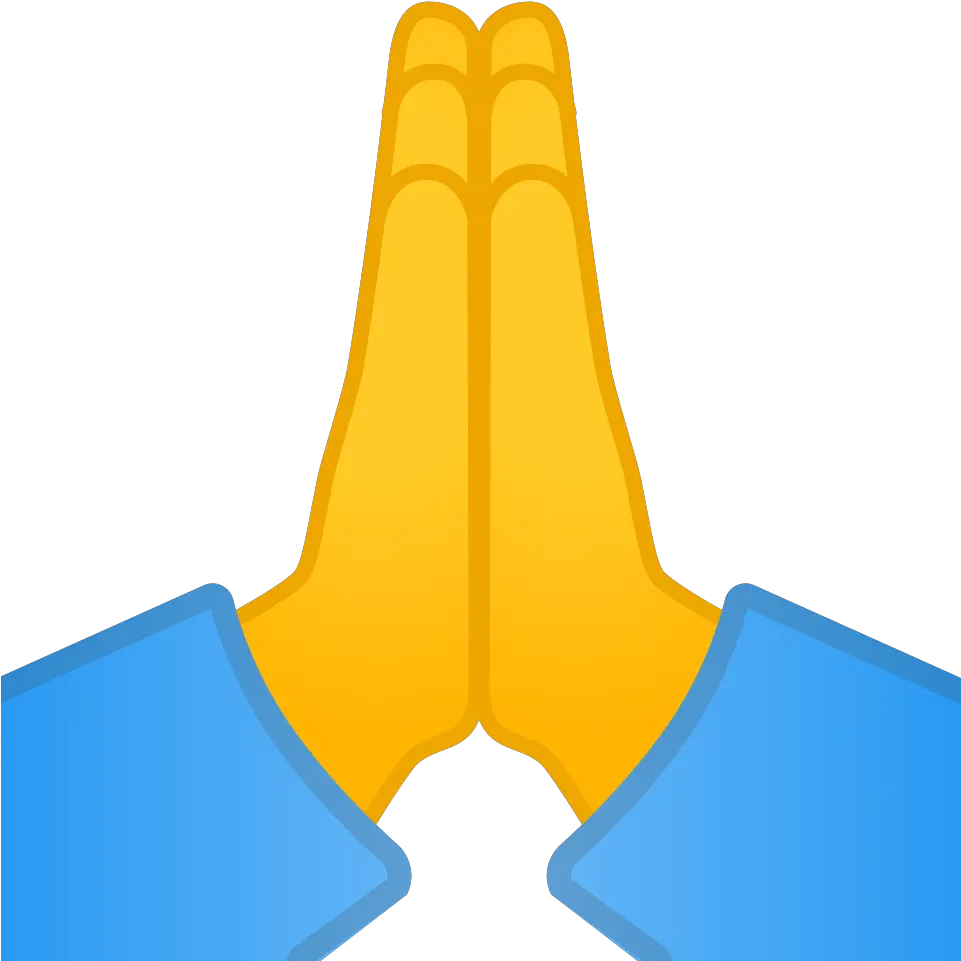 Folded Hands Icon Praying Hands Emoji Png