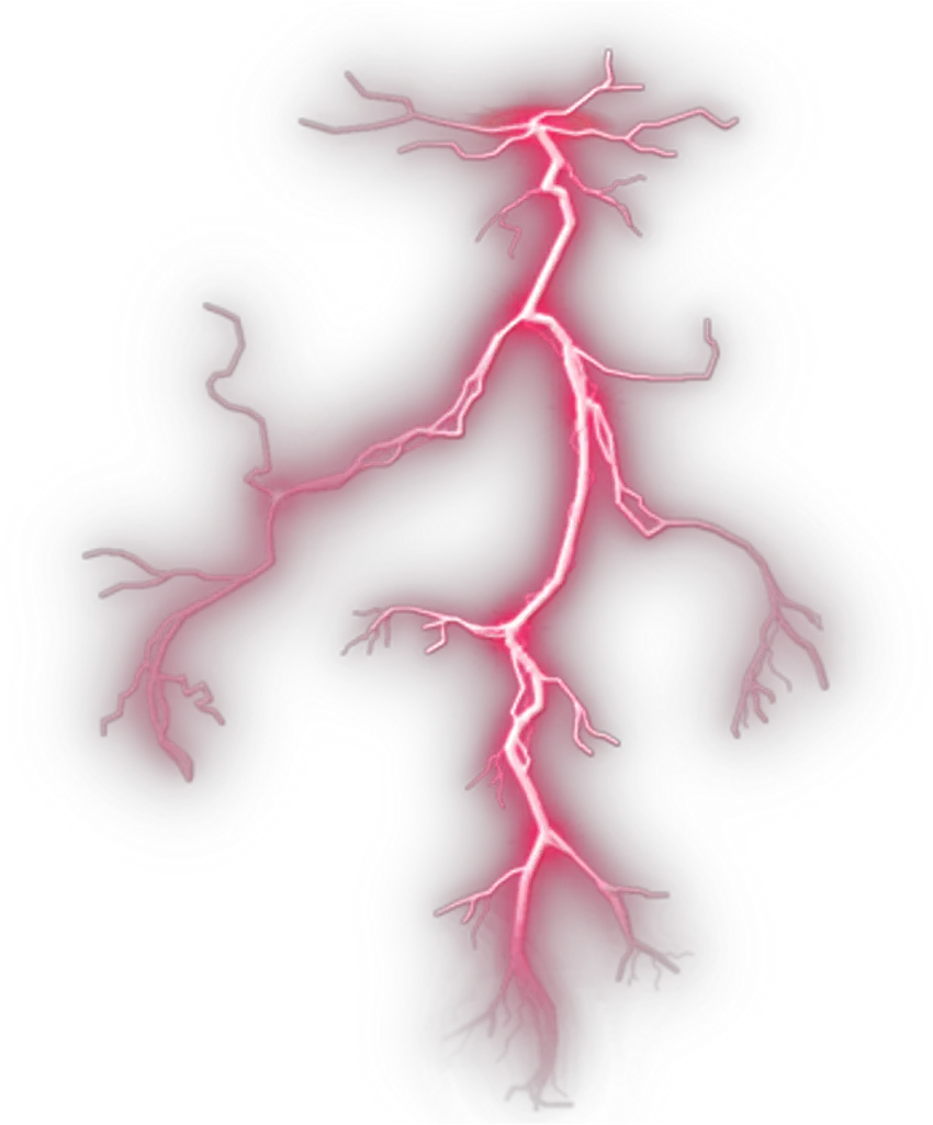 Transparent Transparent Lightning Png Red Lightning Bolt Png