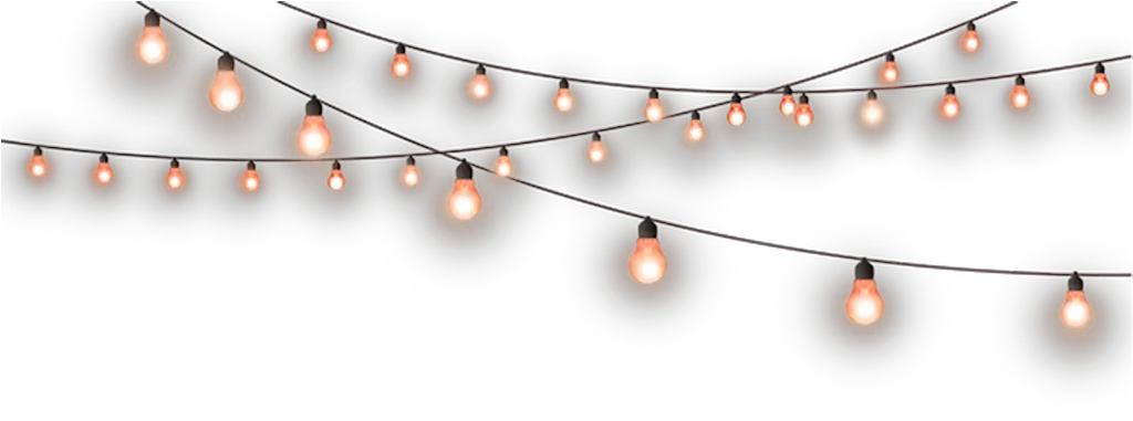 orange red string strings lights light kpop String Of Lights Png