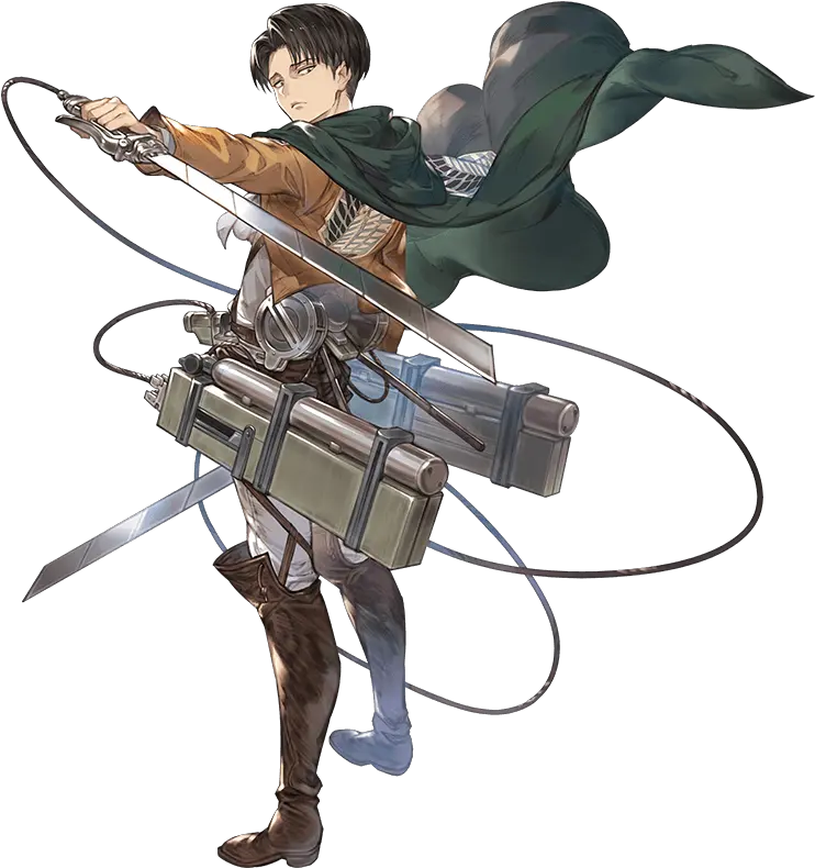 Transparent Mikasa Ackerman Png Action Levi Ackerman Full Body