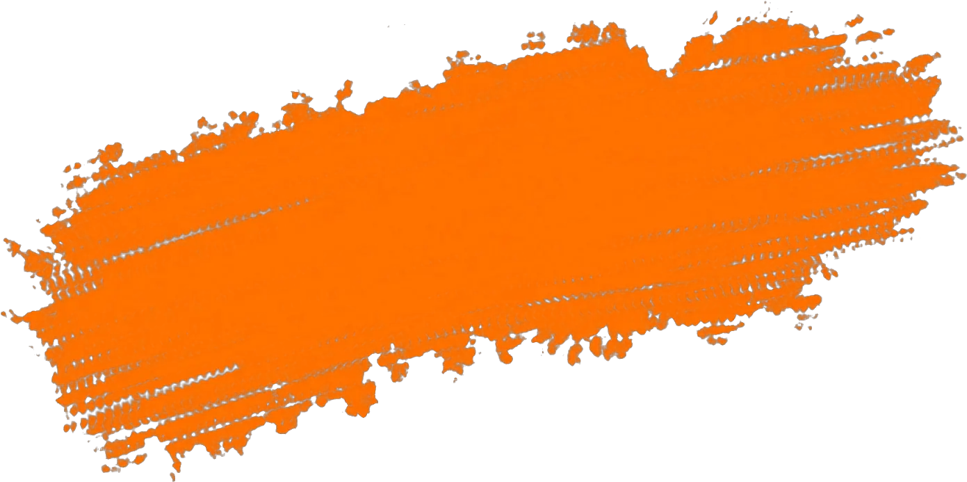 Orange Paint Brush Png