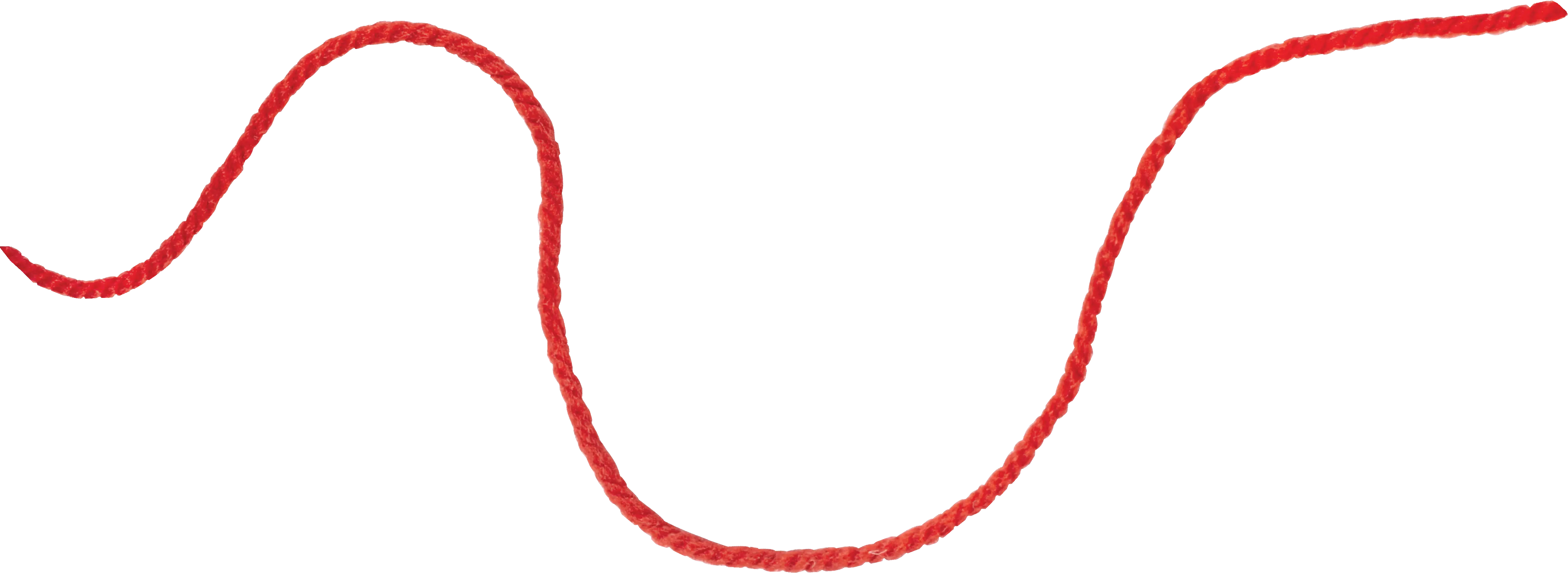 Red String Transparent Background