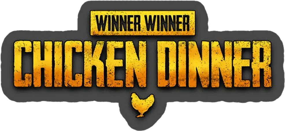 Pubg Winner Winner Chicken Dinner Png Picture Calligraphy