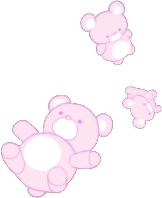 bears pink cute soft aesthetic pastel kawaii Pastel Pink Cute Aesthetic