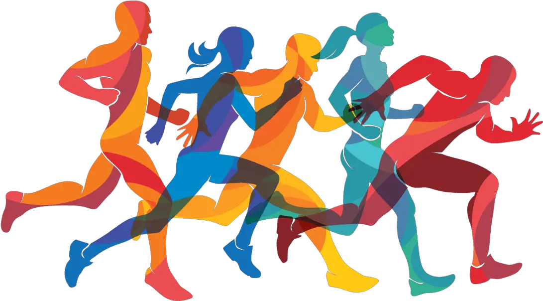 Transparent Runner Vector Png People Running