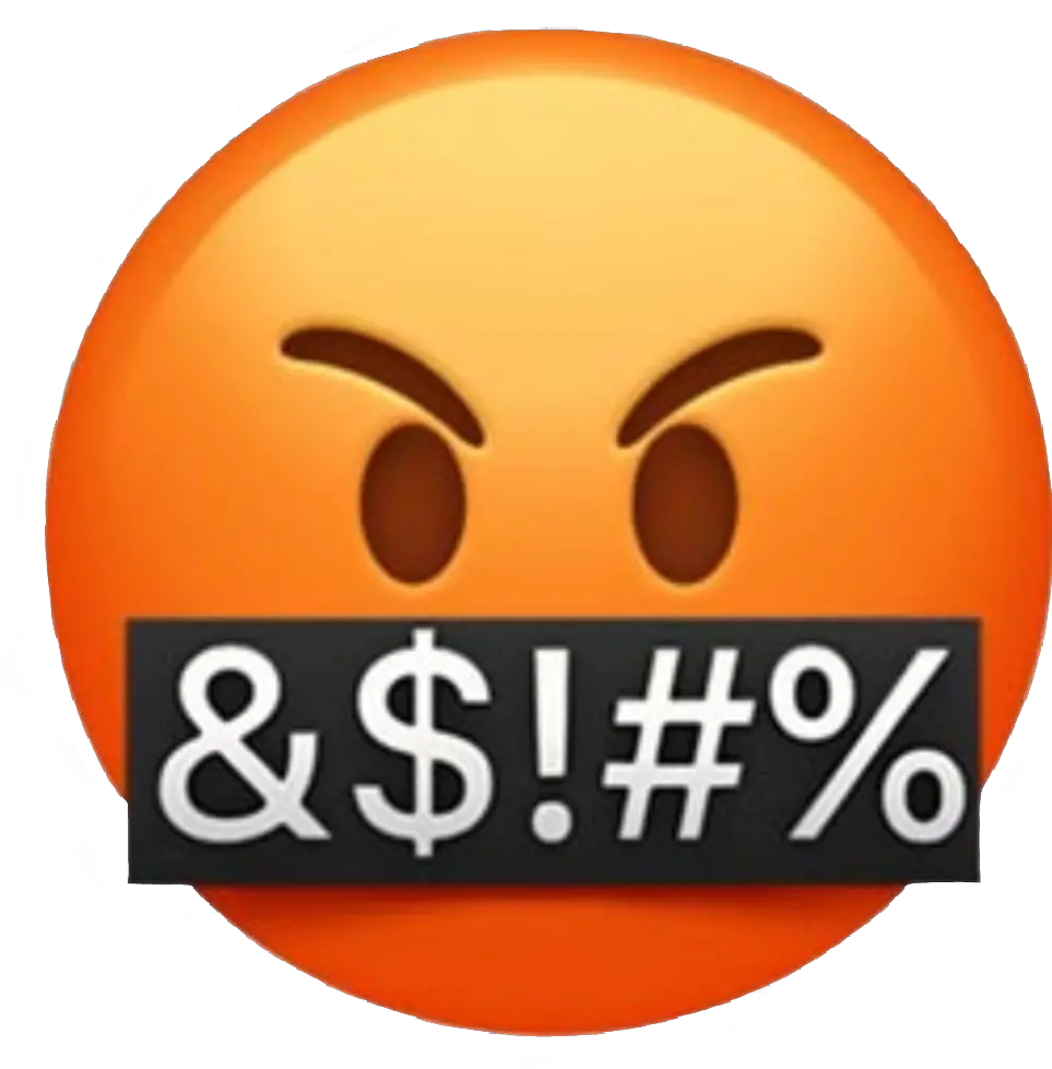 Transparent Angry Face Emoji Png Anger Emoji