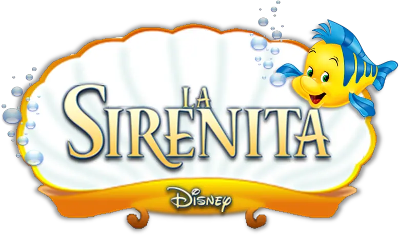 Transparent Sirenita Png Logo De La Sirenita Png