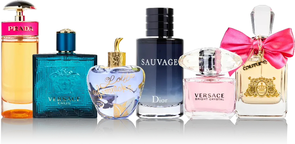 Collection Of Fragrance Bottles Perfume