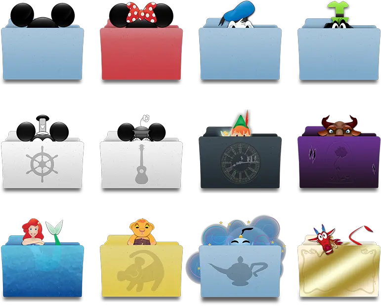 Magic Folder Icons Disney Folder Icons Mac