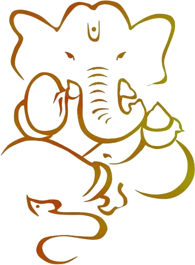 Ganesh Outline Png Transparent Images Ganesh Chaturthi Drawing Easy