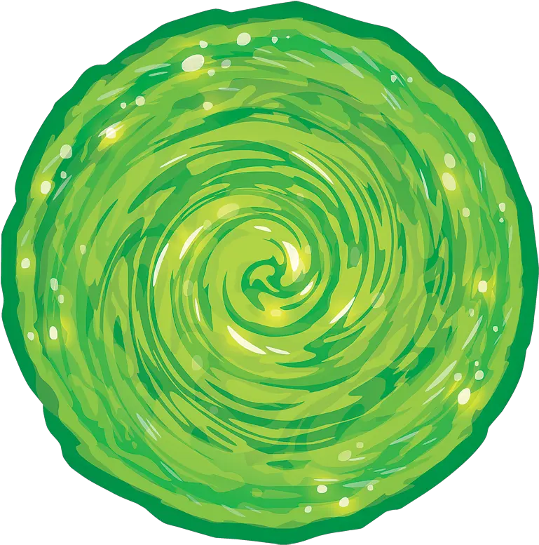 Kingsglass „green Portal“ 
 Title Kingsglass „green Rick And Morty Portal Png