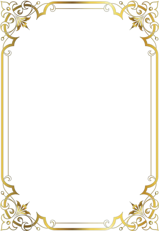 Moldura Arabesco Dourado Vetor Search Result Deco Border Frames Png