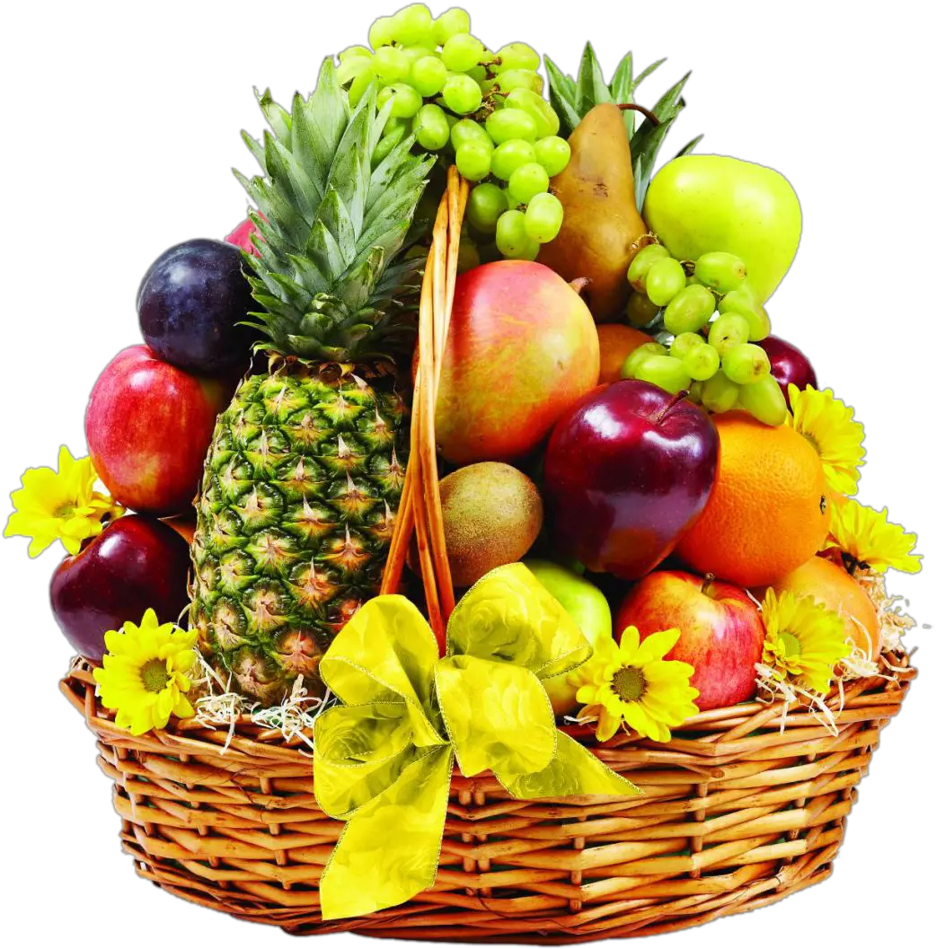 Basket Of Fruits Png