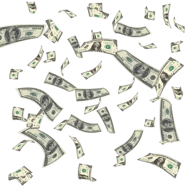 Transparent Money Rain Clipart Money Falling Png