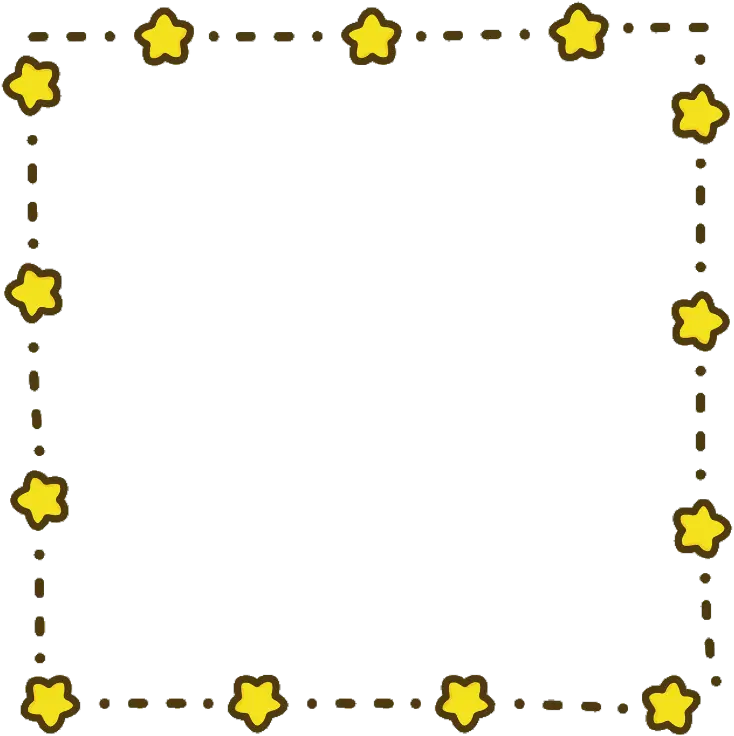 kawaii cute stars frame png stickers sticker Cute Frame Png