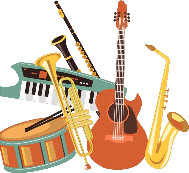 Instruments Clipart Musician Transparent Background Music Instruments Clipart