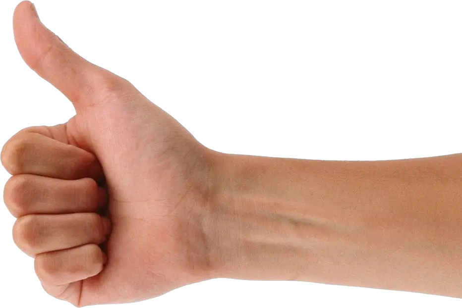 Transparent Like Thumb Png Thumbs Up Hand Transparent