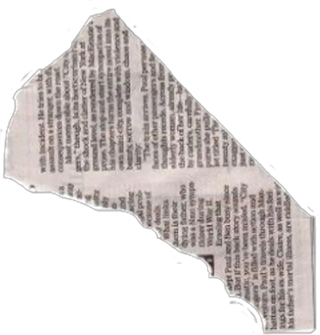 words newyork newspaper timessquare news blackandwhite Aesthetic Ripped Paper Png