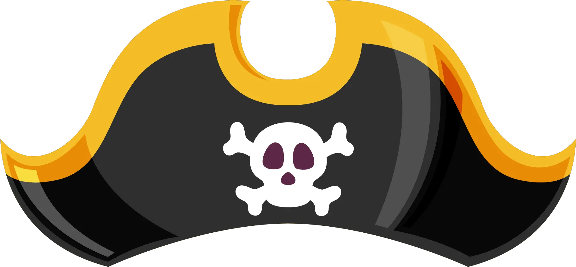 Transparent Cartoon Pirate Hat