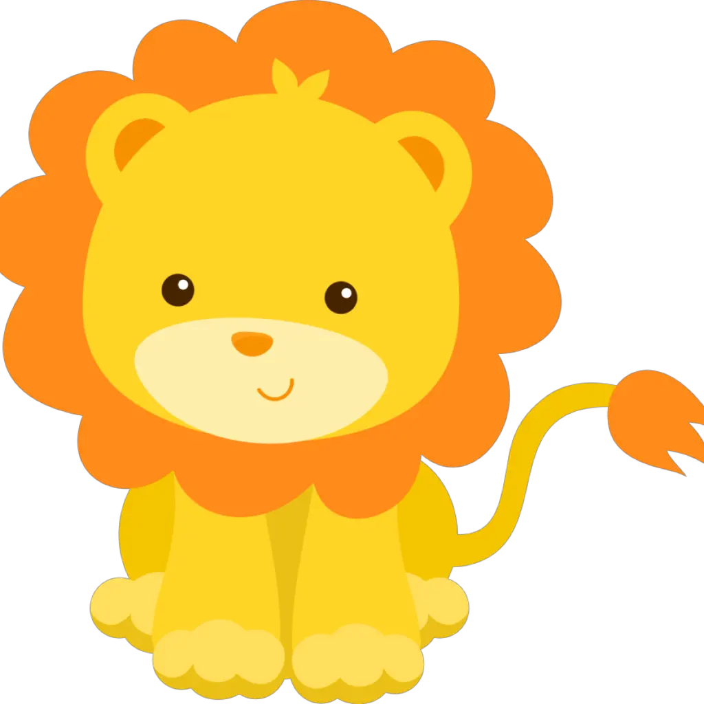 Cartoon Lion Clipart Lion Clipart Cute Borders Vectors Cute Lion Cartoon Png