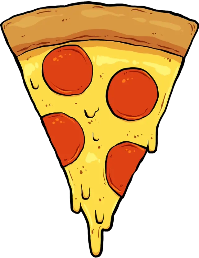 Pizza Drawings Sketchbook Sticker Clip Art Pizza Slice Cartoon Png