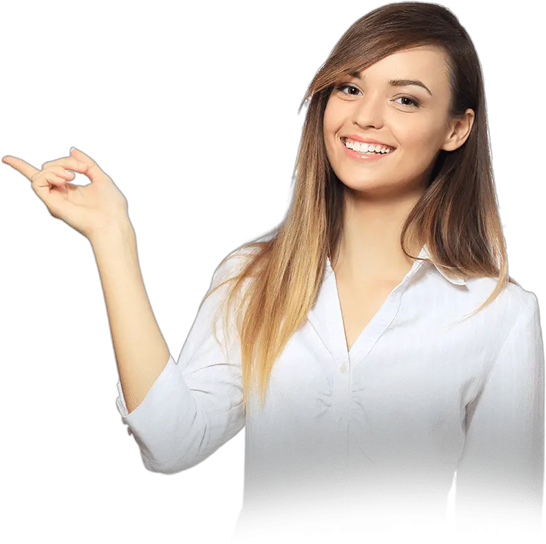 Smiling Woman Transparent Background