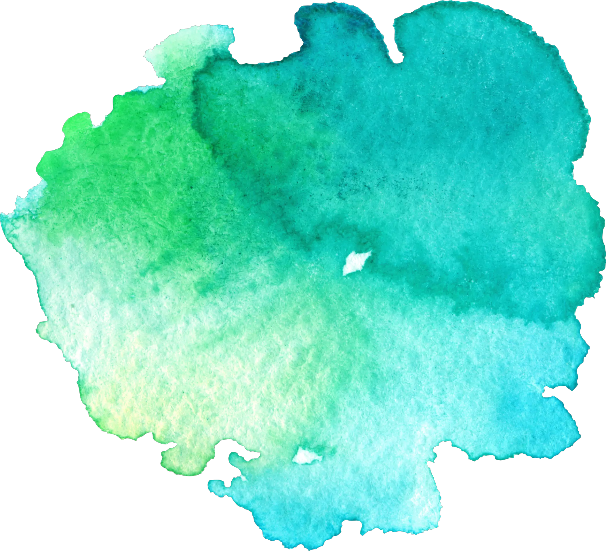 Watercolour Png Mint Green Transparent