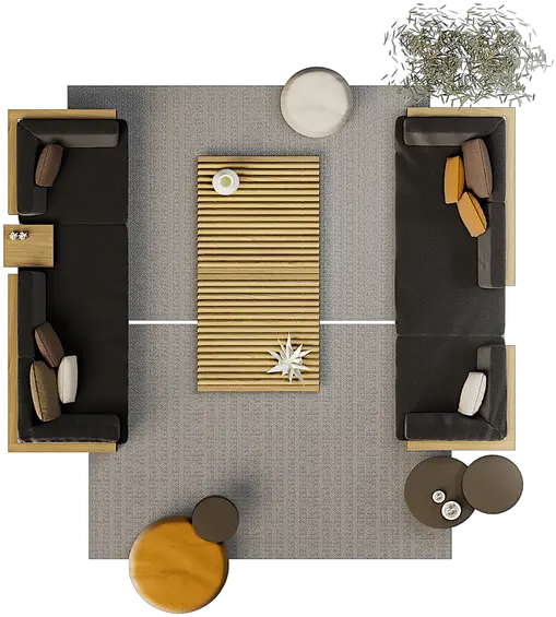 Sofa Set Plan Png