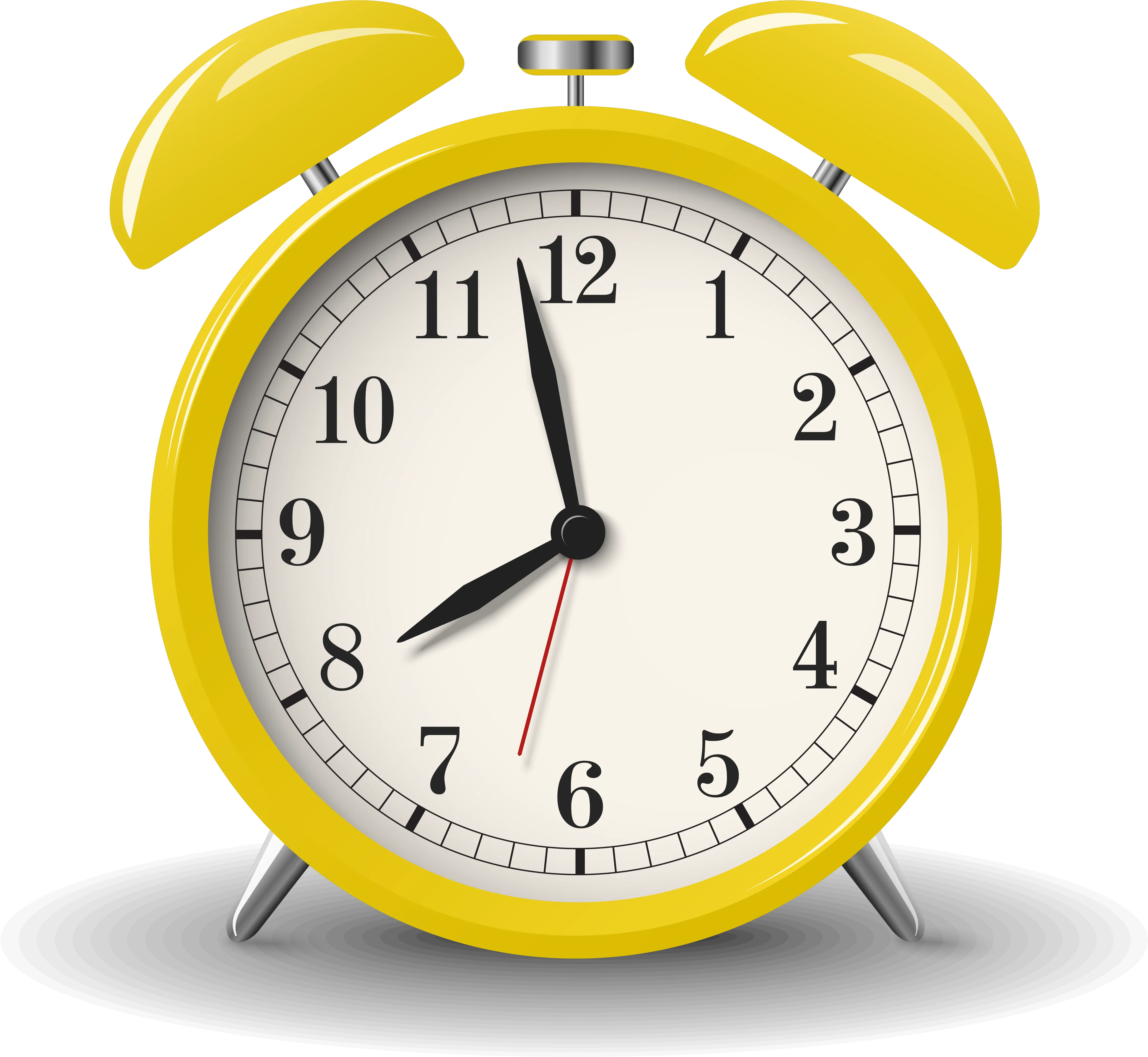 Clock Alarm Material Watch Yellow Vector Design Clipart Yellow Alarm Clock Png