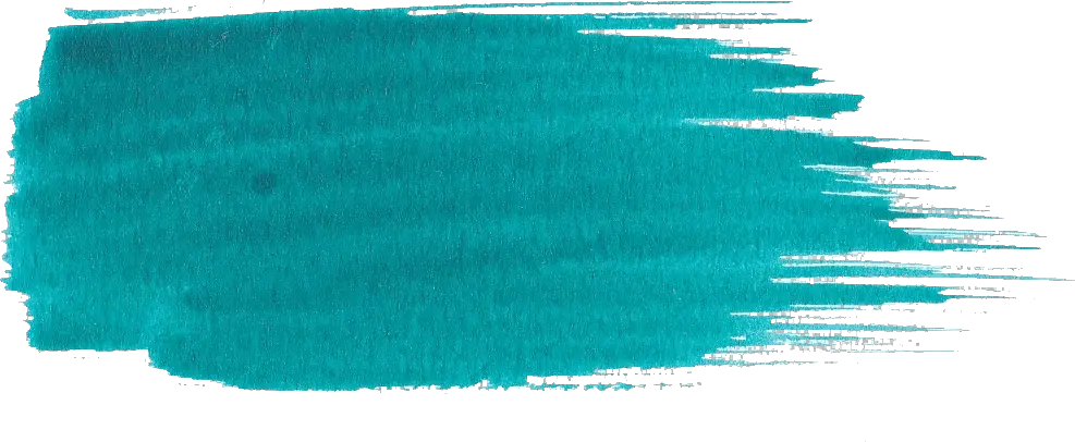 Teal Paint Brush Stroke