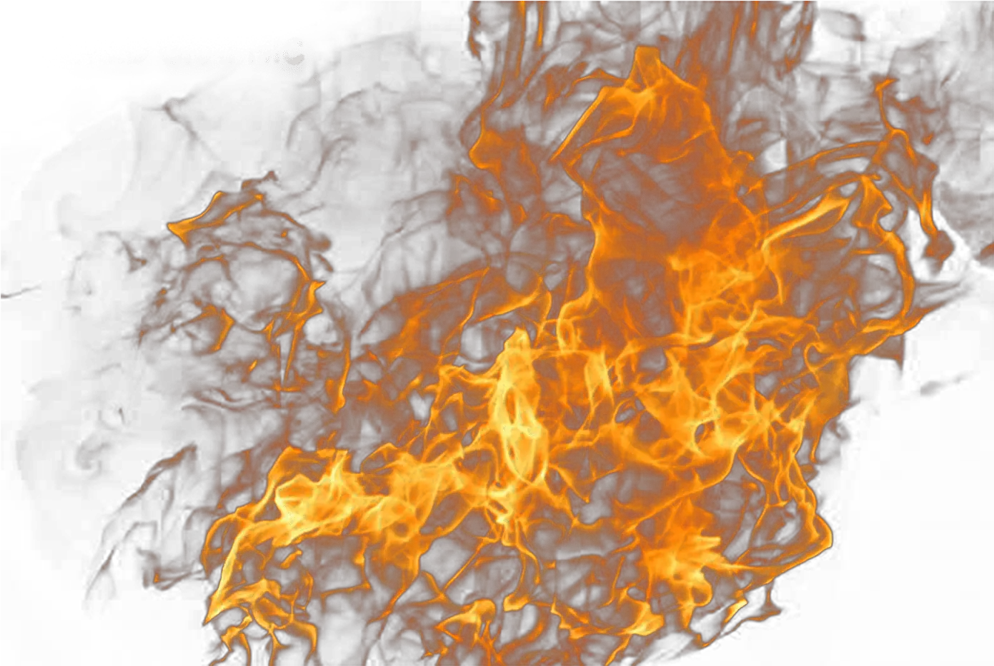 And Smoke Effect Transparent Background Fire Gif