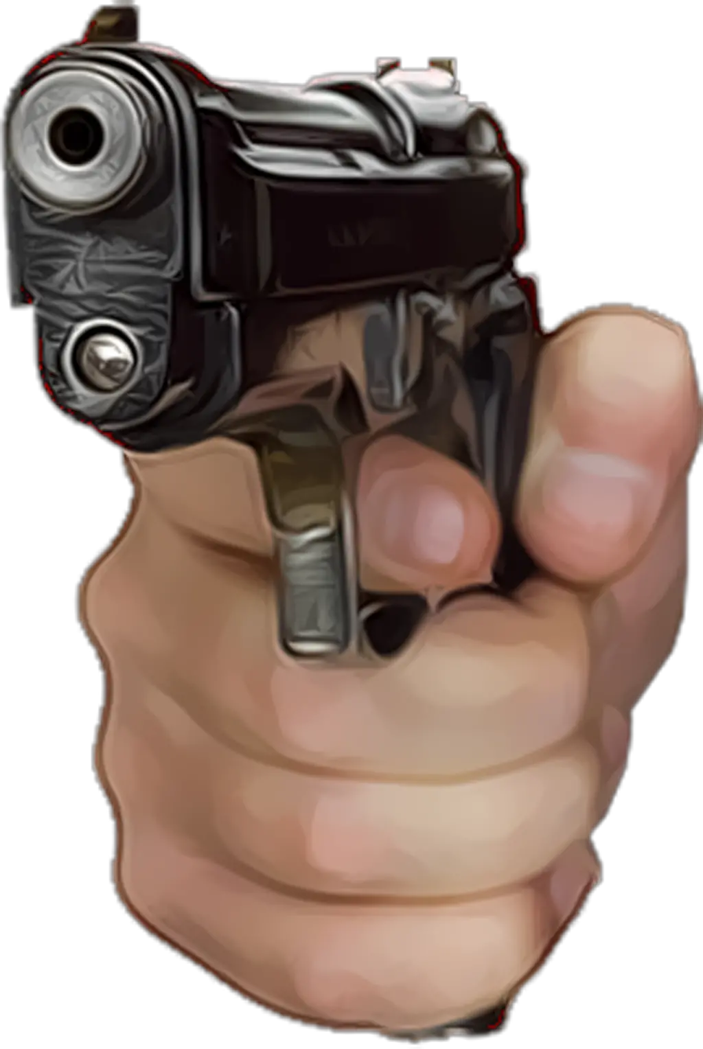 Pointing Gun Png Hand Gun Png