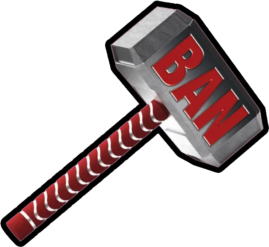 Banned Hammer Png Ban Hammer Transparent Png