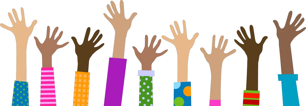 Raised Hands Png Raised Hands No Background