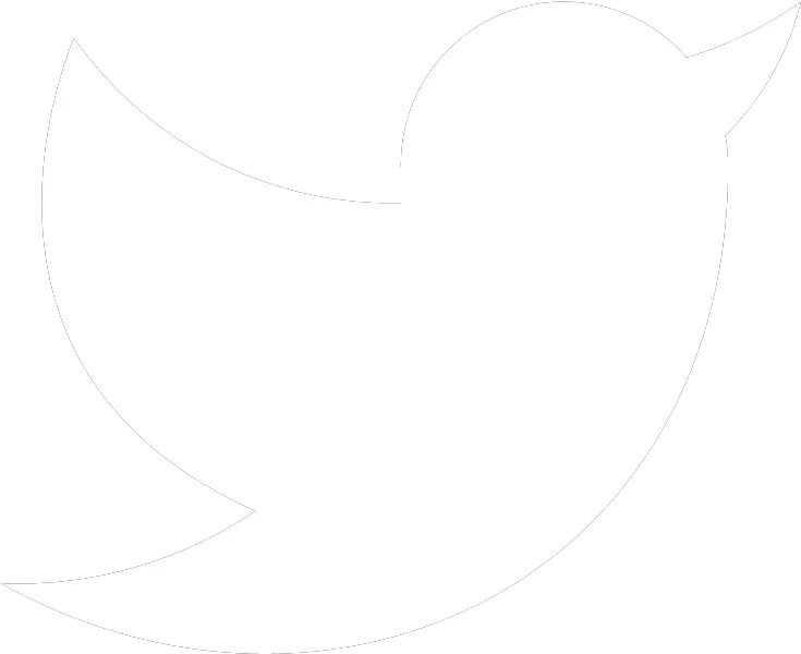 White Transparent Twitter Logo Clipart