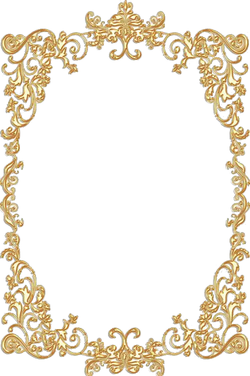 Gold Frame Gold Vintage Frames Png