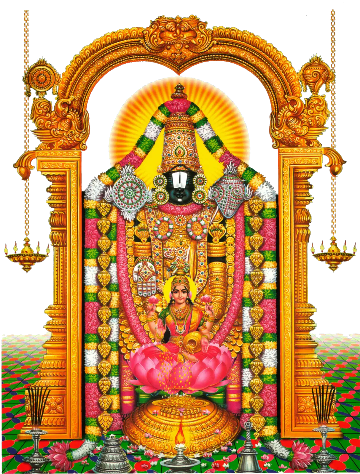 Lord Venkateswara High Quality Images Png Tirupathi God