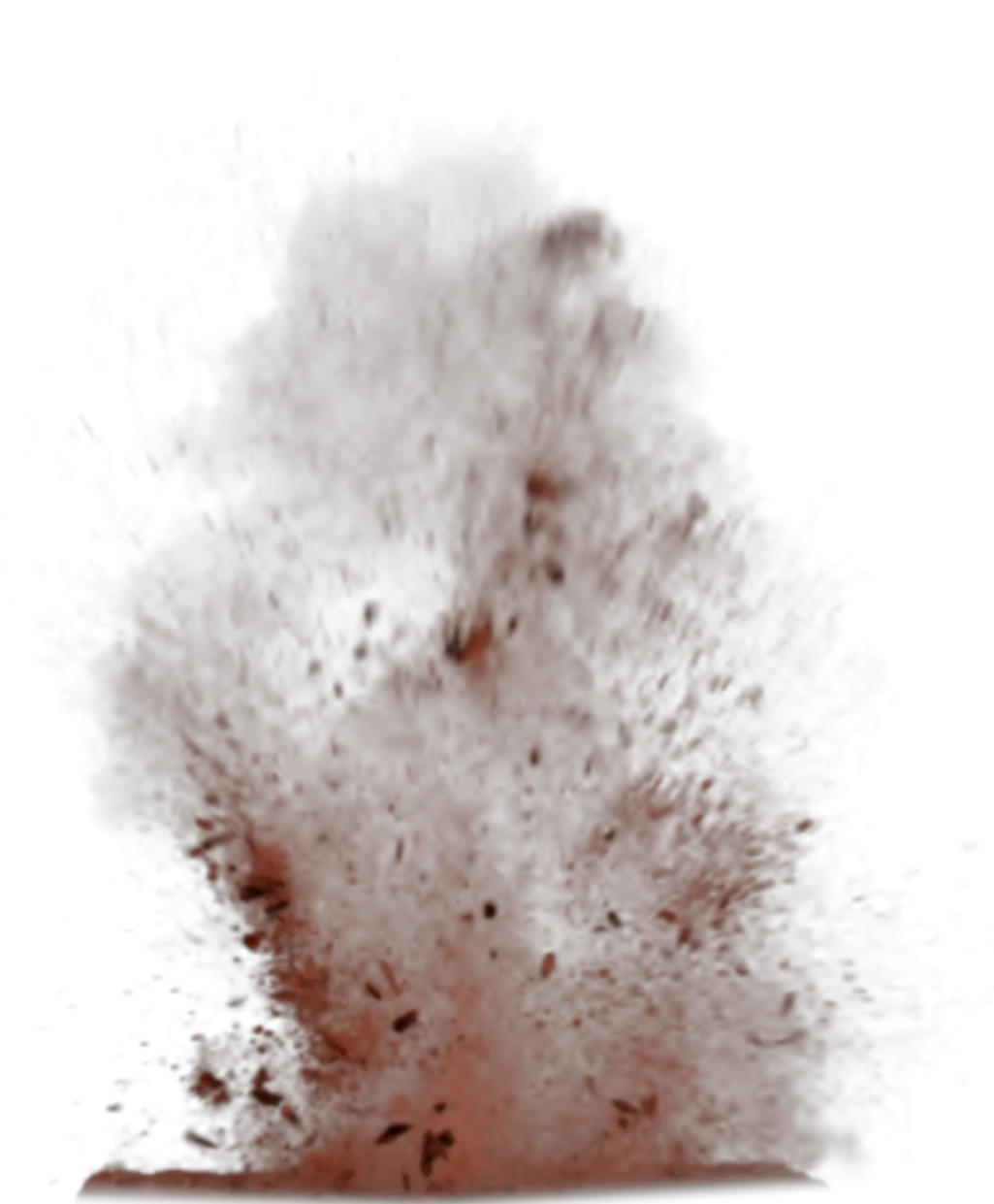 ftestickers smoke dust debris particles Dirt Explosion Png