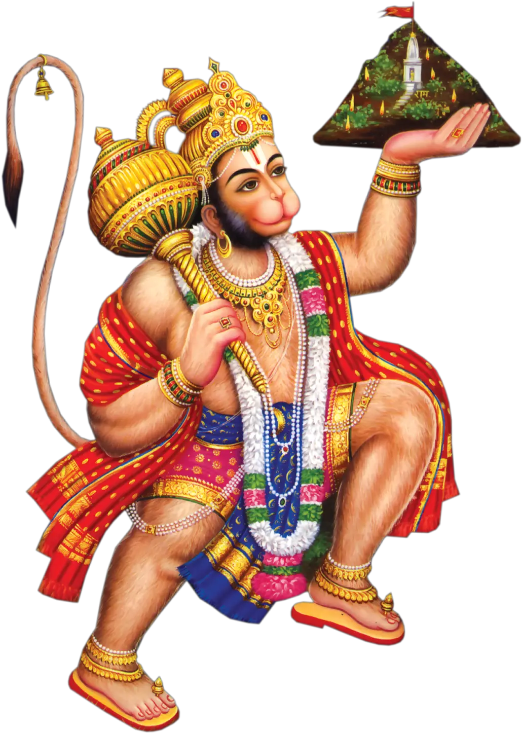 Hanuman Png Hanuman Ji With Mountain