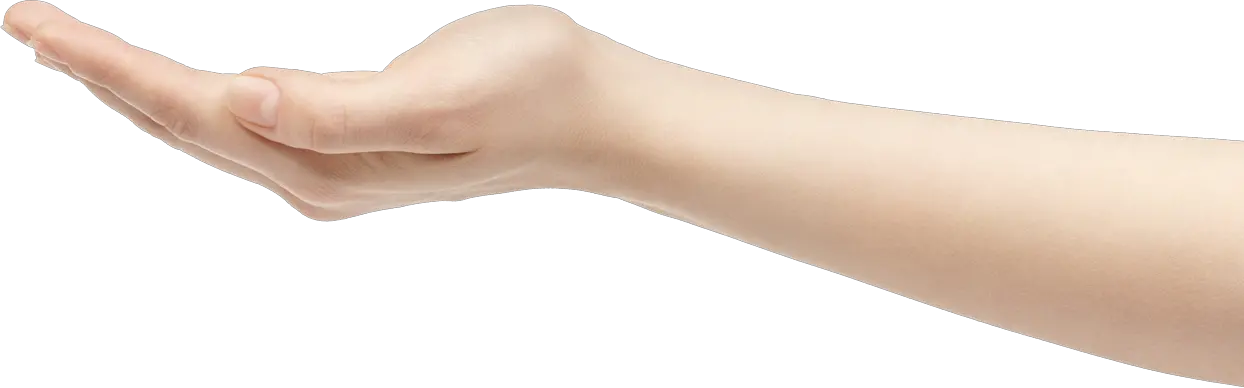 An Outstreatched Hand Holding The Icons Above Hand Holding Out Png