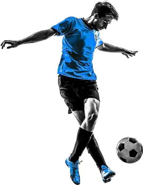 Brazilian Soccer Football Player Young Man Silhouette