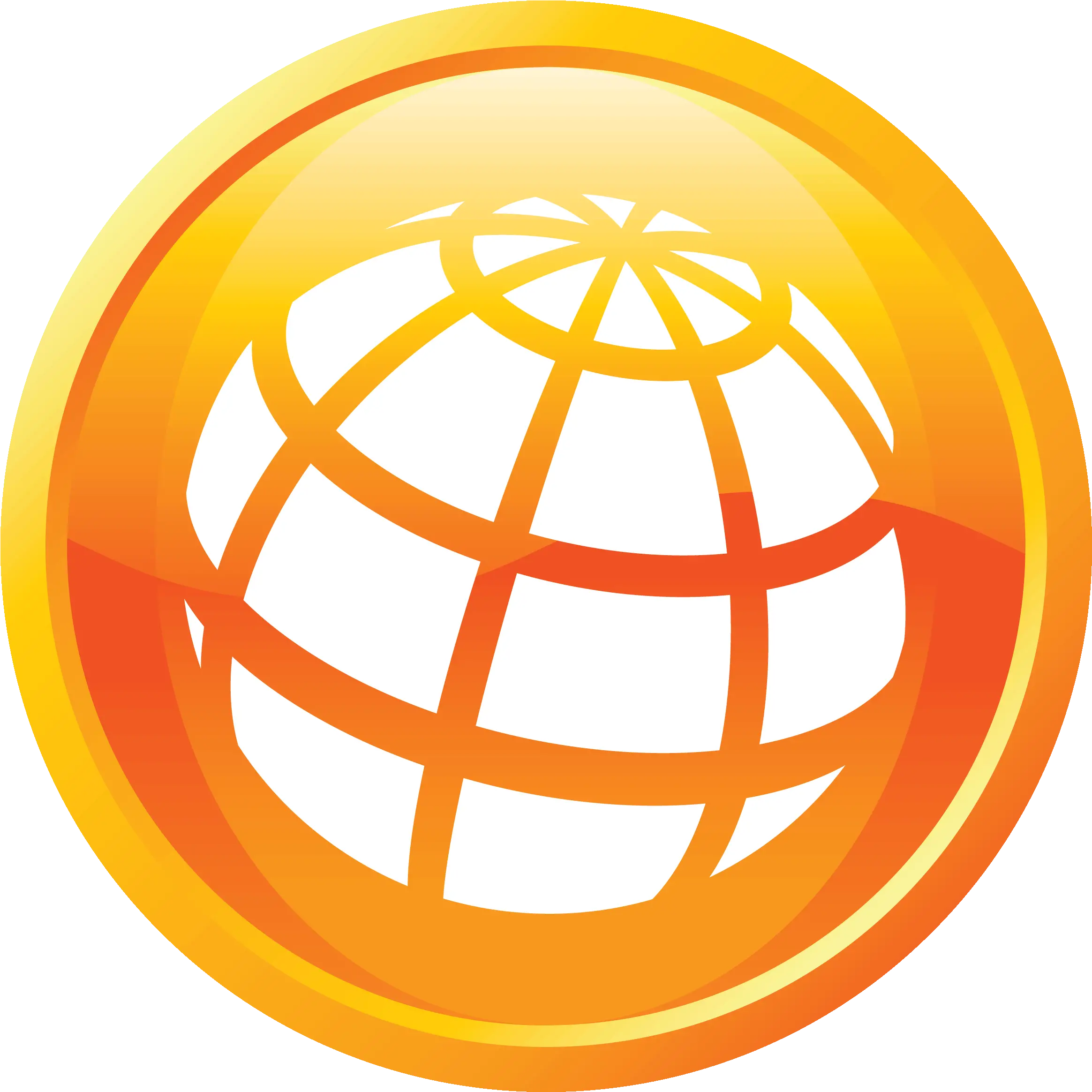 Website Icon Orange Clipart